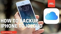 How to backup iphone to icloud and transfer to new phone