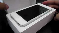 Unboxing iPhone 5 White 16GB