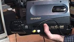 1994 Sharp Slimcam full-size VHS camcorder review