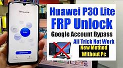 huawei p30 lite FRP Bypass Without pc | MAR-LX1A EMUI 13 Google Account Bypass 2023