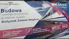 Nowy przystanek PKP Białystok Zielone Wzgórza planowane otwarcie 11.06.2023