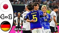 germany VS japan [1-4] highlights & all goals. HD