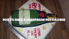 How to make a champagne bottle cake - food cakes