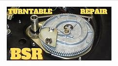 Detailed BSR C141R Turntable Repair