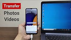 How to Transfer Photos or Videos from Android to Laptop or PC