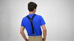 Trigger Snap Suspenders That Attach to Belt Loops