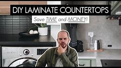 DIY Laminate Countertop at Home | Cutting, Install, Tools & what NOT to do!