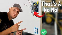 How To Add An Outlet From A Light Switch | Common Mistake