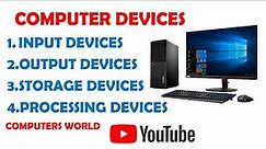 Computers Input, Output, Storage, and Processing devices and their Introduction