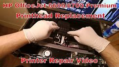 HP OfficeJet 6600/6700 Printhead Replacement - Detailed Printer Repair!