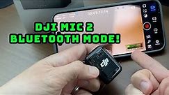 DJI Mic 2 BLUETOOTH connection to iPhone! How to connect DJI Mic 2 to iPhone using BLUETOOTH!