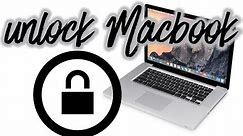 UNLOCK MACBOOK Password - how to - tutorial 🔓🔓🔓🔓
