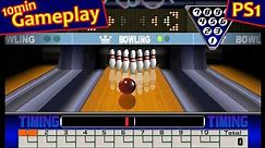 Bowling ... (PS1) Gameplay