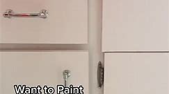 35_A Tip for Painting Laminate Cabinets! #LearnOnTikTok #TikTokPartner #ProblemSolved #interiord | Ashley French