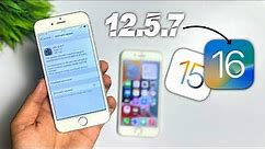 How To Update iOS 12.5.7 To iOS 16? | How To Update iOS 12.5.7 To 15 | Update iOS 12 To 16 |