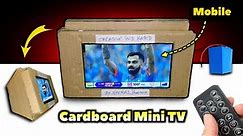 How to Make Small TV at Home | Cardboard Small TV