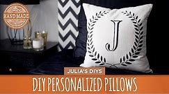 DIY Personalized Pillows - 3 Ways! - HGTV Handmade