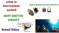 Temperature Sensor Thermostat Switch Circuit with KSD301