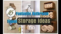 16 Fantastic Bathroom Towel Storage Ideas
