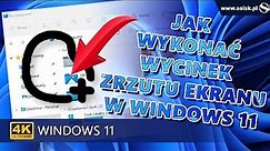 Jak wykonać dowolny wycinek zrzutu ekranu w systemie Windows 11.