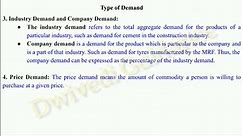 Demand, Types of Demand, Derived and Direct, Substitute & Complementary, managerial Economics, micro
