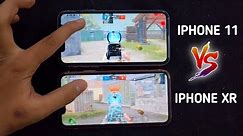 IPHONE 11 VS IPHONE XR PUBG TEST 2023 | BULLET REGISTRATION AND SPEED TEST | PUBG MOBILE