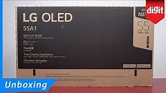 LG OLED 55A1 (55-inch) 4K UHD Smart TV Unboxing