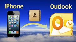 How to export contacts from iPhone to outlook? How to transfer/sync iPhone contacts to outlook 2010?