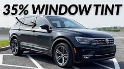 35% Car Window Tint (on a Volkswagen Tiguan R-Line) | Inside and Outside Walkaround