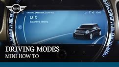 Driving Modes | MINI How-To