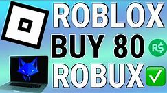 How To Buy 80 Robux (Buy Less Than 400 Robux)