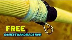 How To Make The Easiest Handmade Fishing Rod | Diy