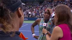 Coco Gauff and Naomi Osaka's emotional joint postmatch interview | 2019 US Open