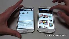 Confronto Samsung Galaxy S4 vs S3 ita by AppsParadise