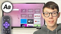 How To Turn Subtitles On and Off On Roku TV - Full Guide