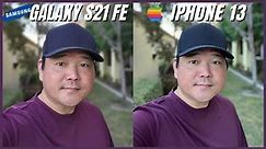 Samsung Galaxy S21 FE vs iPhone 13 Camera Comparison (Pro mode vs Photographic Styles)
