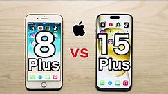 iPhone 8 Plus vs iPhone 15 Plus 実機スピードテスト その実力差は。iPhoneの5世代差とはどのようなものか?!(SpeedTest)