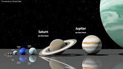 Planet Size Comparison | 3d Animation comparison (60 fps)