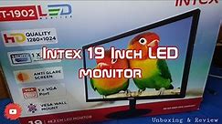 intex LED Monitor 1902 Unboxing & Review
