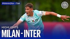 MILAN 2-2 INTER | U19 HIGHLIGHTS | CAMPIONATO PRIMAVERA 1 TIM 22/23 ⚽⚫🔵