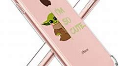 oqpa for iPhone 6/6S Case Cartoon Character Funny Cute Fun TPU Design Cover for Girls Men Women Teen, Fashion Cool Unique Protective Aesthetic Clear Cases Cute Yuda Baby (for iPhone 6/6S 4.7")