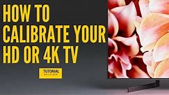 How To Calibrate HD TV 4K TV or UHD With Spectracal Calman X-rite i1 Display Pro