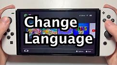 Nintendo Switch: How to Change Language & Change BACK To English!