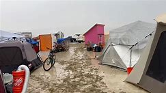 Videos show Burning Man festival after heavy rain