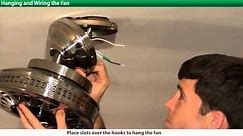 How to Install a Hunter Ceiling Fan - 2xxxx Series Models