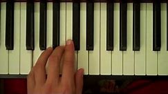 How To Play a G Major Chord on Piano (Left Hand)
