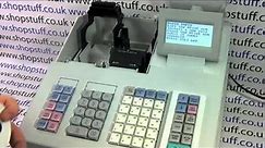 How to set the Sharp XE-A307 / XE-A407 cash register up out the box
