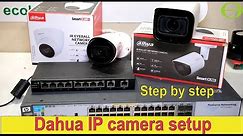 Dahua IP camera setup with remote view - no NVR- step by step - 2021