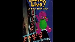 Barney Live! In New York City! 1994 VHS