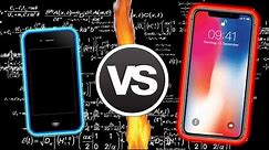 iPhone 4 vs iPhone X!